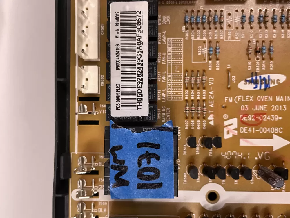 Samsung DE92 02439A 02439D PS5576806 Range Relay Control Board AZ225280 | Wm1071