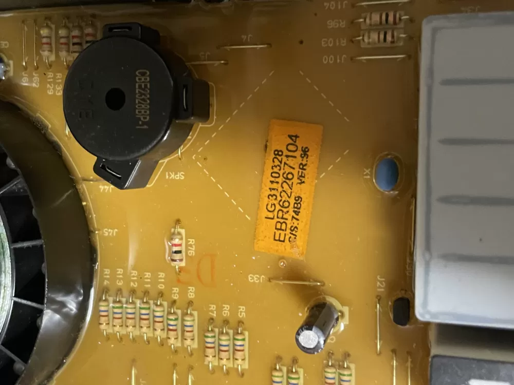 LG EBR62267101 EBR62267104 PS3645416 Washer Control Board AZ50741 | Wmv461