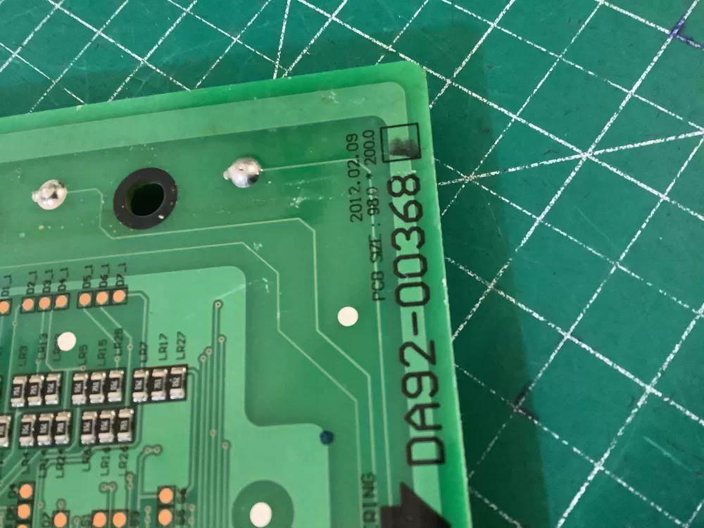 Samsung DA92-00368 B Refrigerator Dispenser UI Control Board AZ208647 | NR90