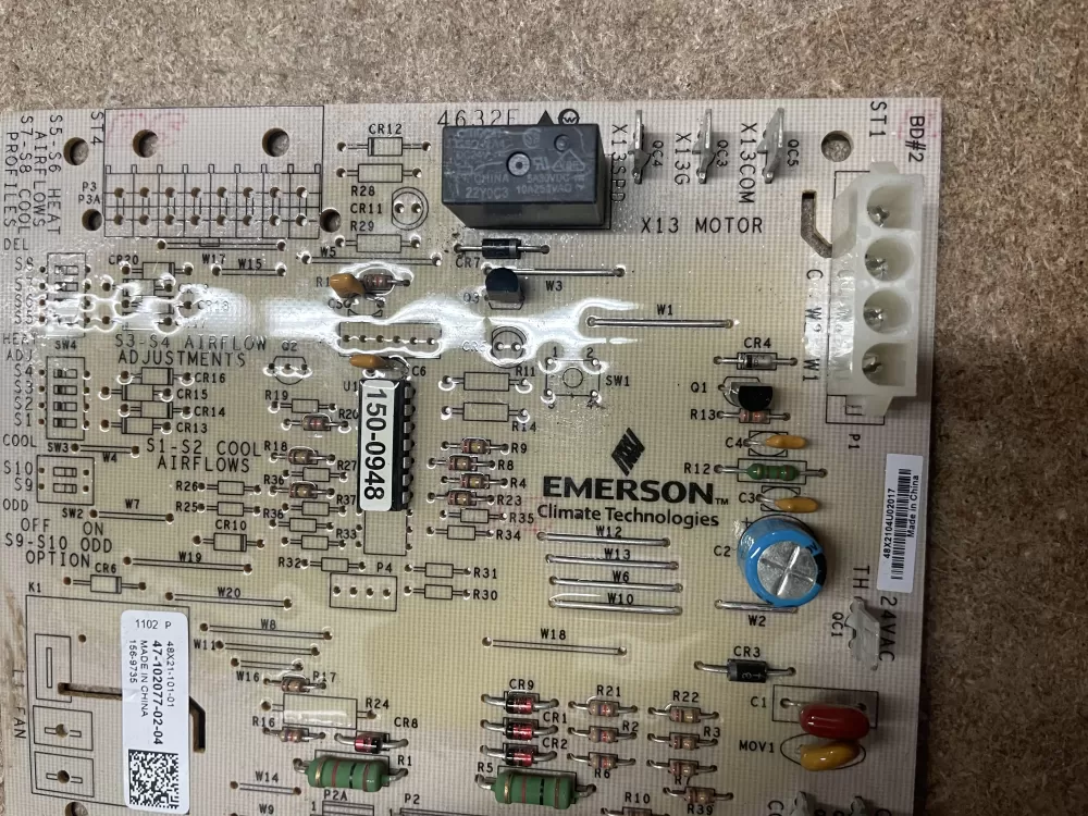 Rheem Air Handler Control Board 47-102077-02-04 156-9735 AZ15663 | KM960