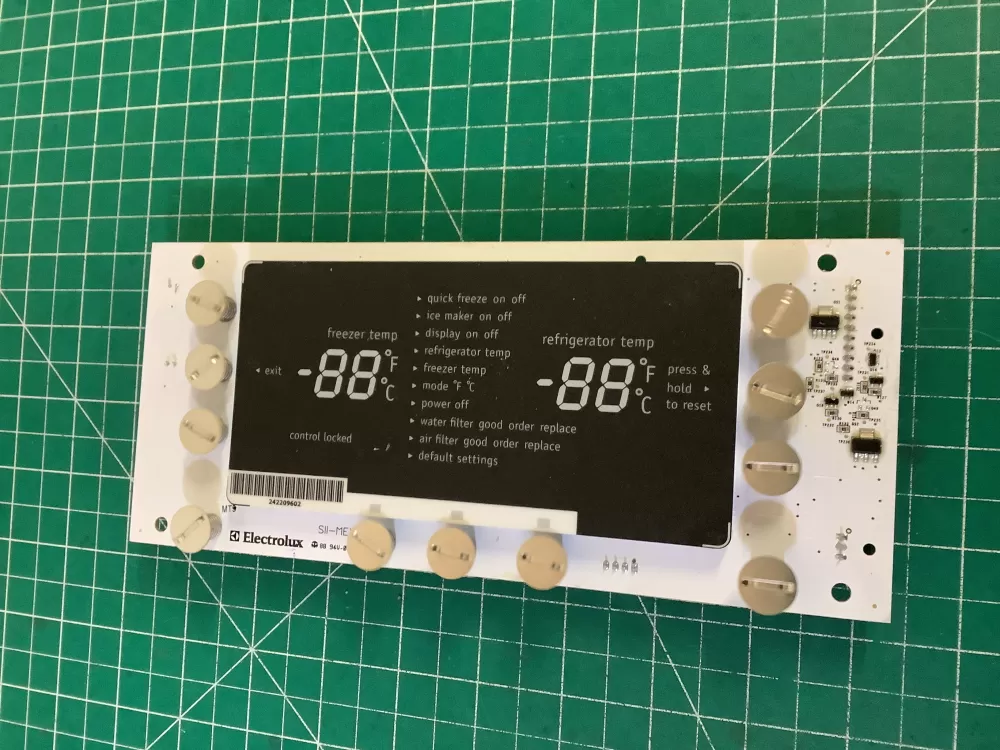 Frigidaire  Electrolux 4101-9708BJS  242209708  242209602 Refrigerator Display Control Board