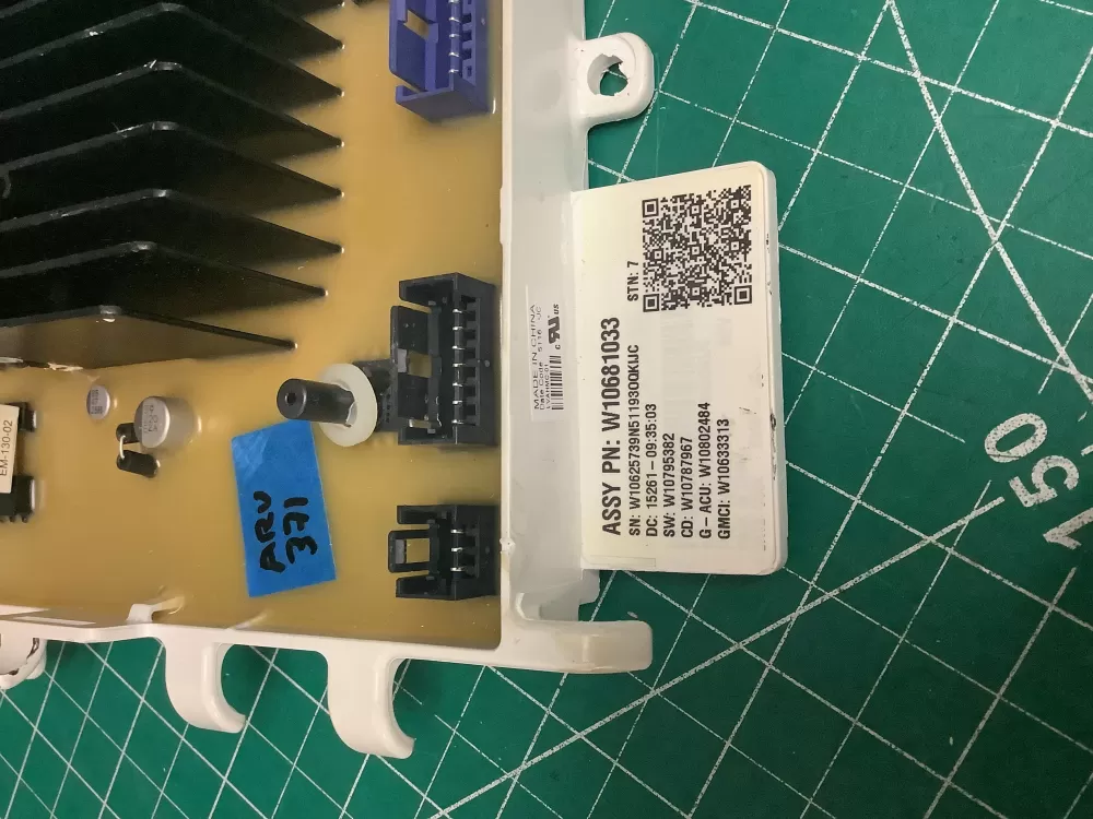 Whirlpool W10681033 W10812422 PS11723056 Washer Control Board AZ206539 | ARV371