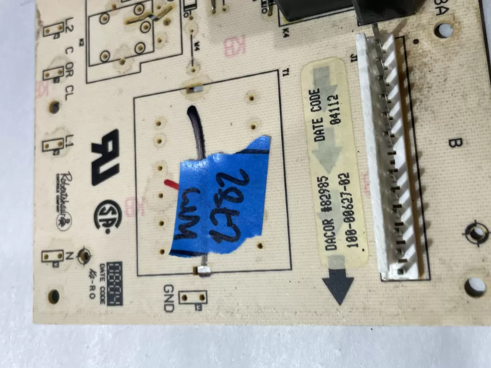 Dacor 100 00627 02 82985 Oven Control Board AZ199858 | Wm2782