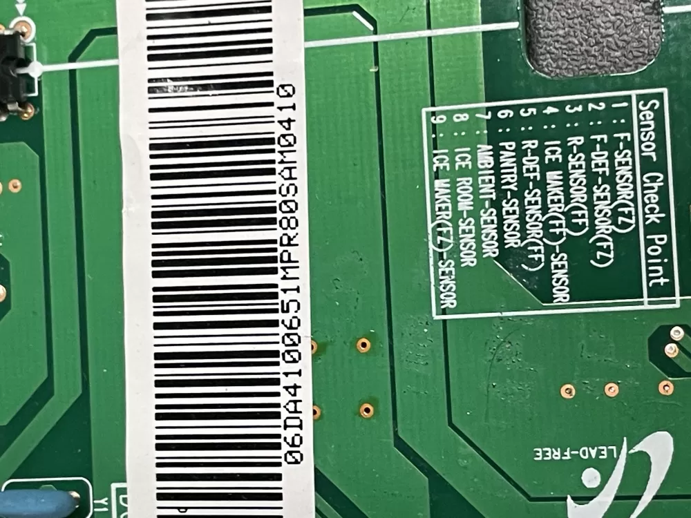 Samsung DA41 00651M DA41 00689D Refrigerator Control Board AZ3709 | Wm601