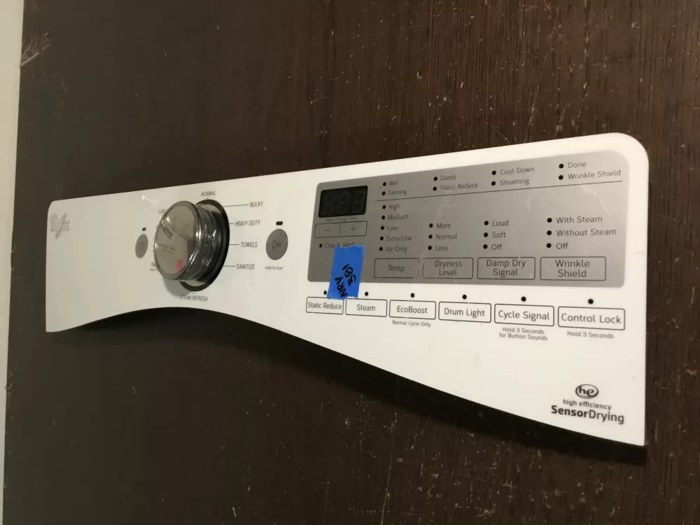 Whirlpool W10783681 W10825131 Dryer Control Board Panel AZ38586 | NRV381