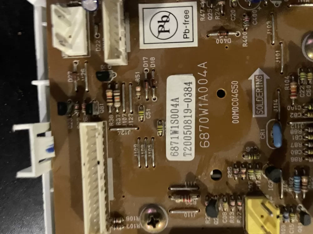GE WB27X10394 6871W1S004A Microwave Main Power Control Board AZ35471 | Wm427