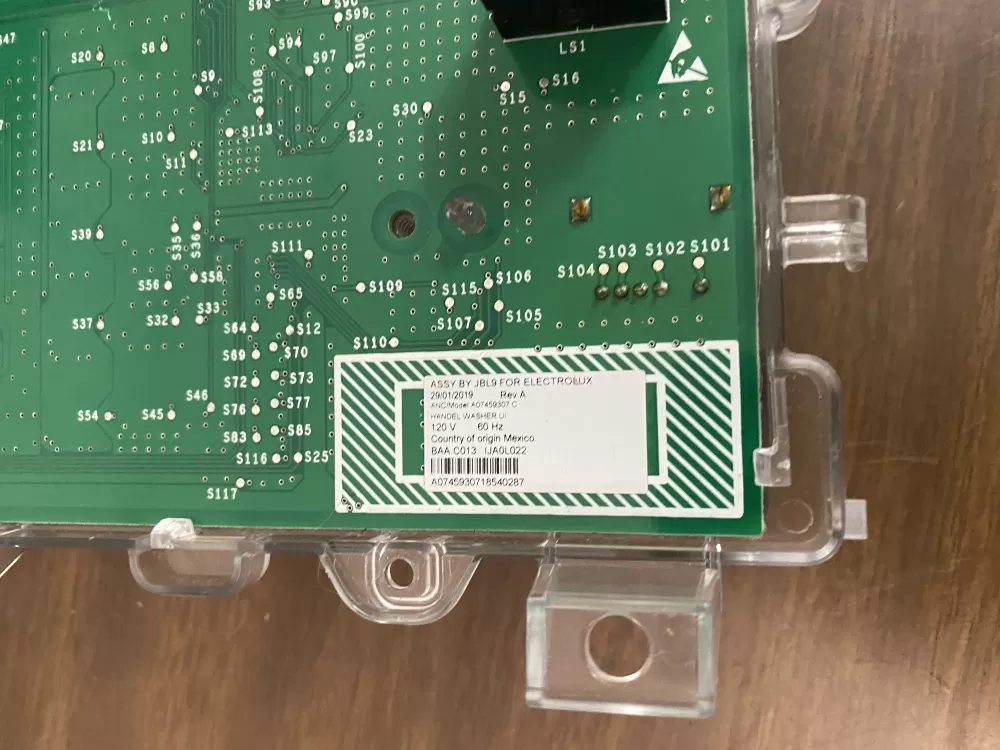 Frigidaire A07459307 A07459308 Dryer Control Board AZ40601 | BK1706