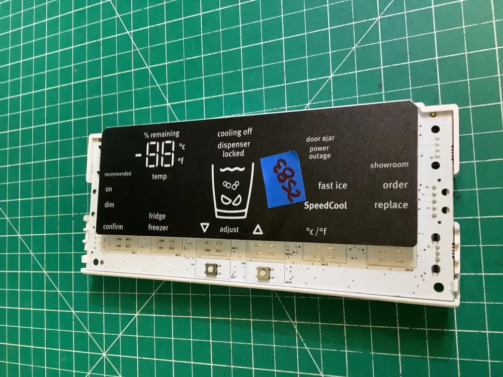 Maytag W10499292 Refrigerator Control Board Dispenser AZ170449 | NR2583