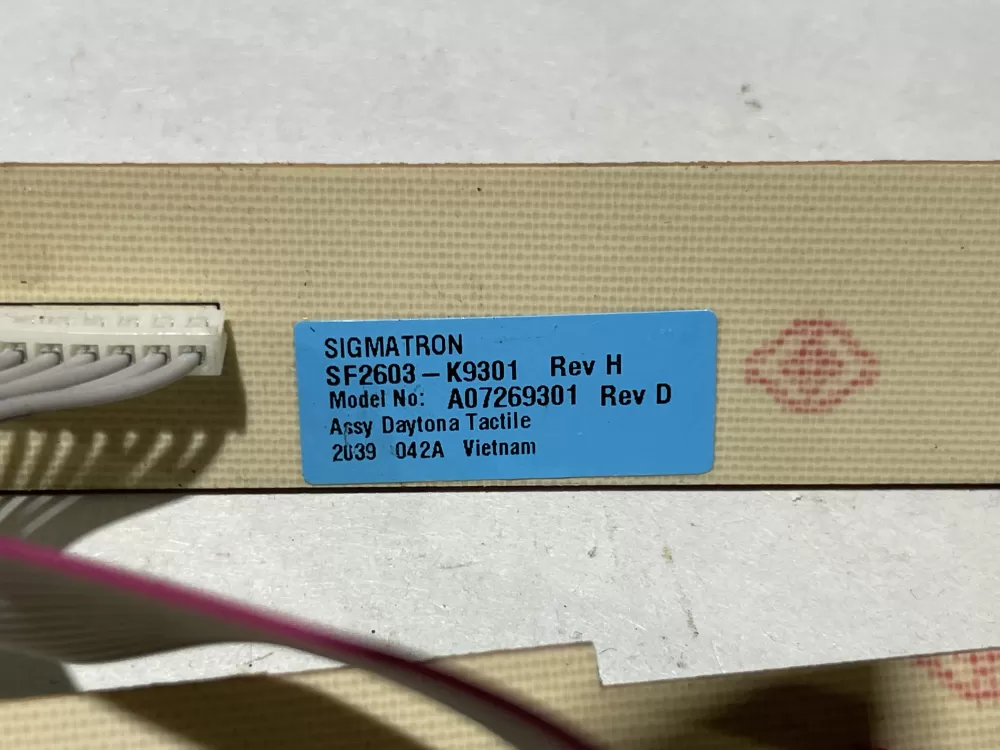 Electrolux Frigidaire A07269301 Dishwasher Control Board AZ138702 | Wm2208