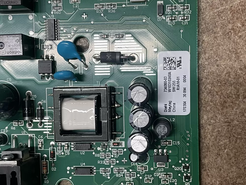 Whirlpool 12920721 W10310240A Refrigerator Control Board AZ15198 | KM1602