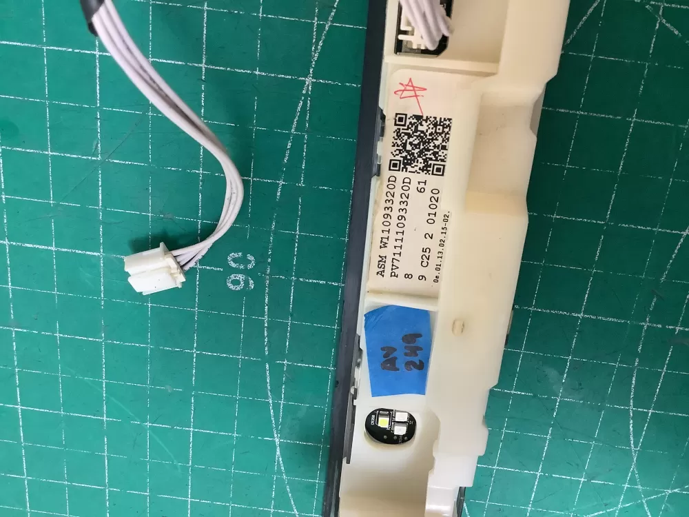 Whirlpool W11093320D Dishwasher Control Board Panel AZ226785 | ARV249
