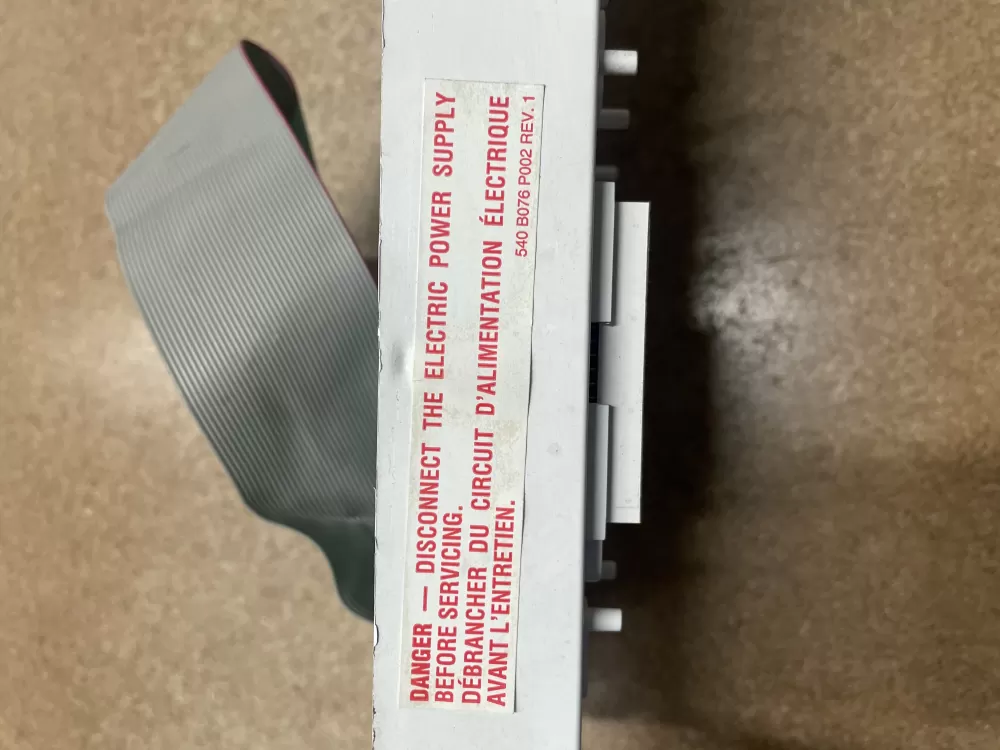 GE 540B076P002 Dryer Control Board UI Assembly AZ17896 | KMV167