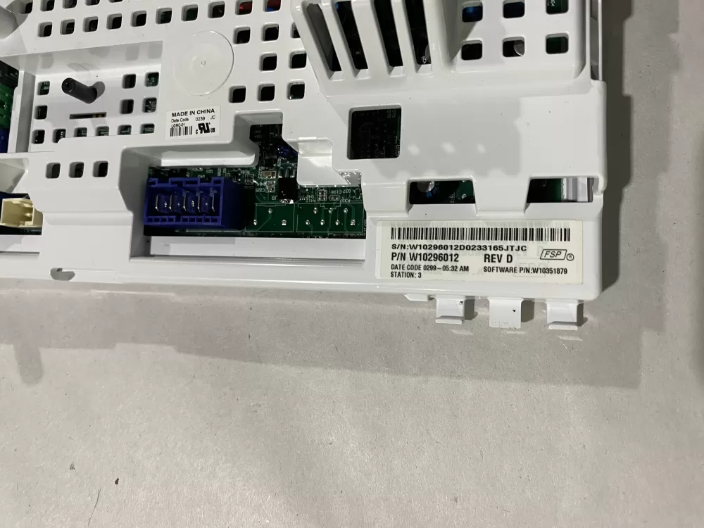 Kenmore W10296012 W10296097 W10393492 Washer Control Board AZ154554 | BK2524