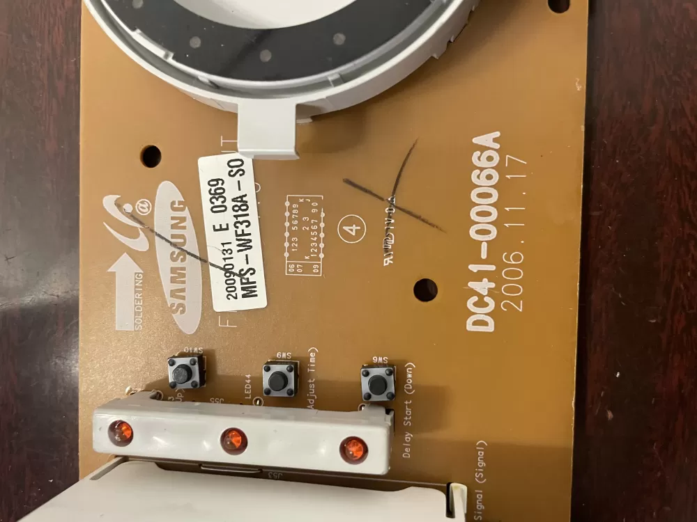 Samsung DC41-00066A Washer Control Board AZ45447 | KM1772