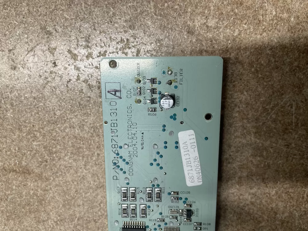 LG 6871JB1310A Refrigerator Dispenser Display Control Board AZ3803 | KM1426
