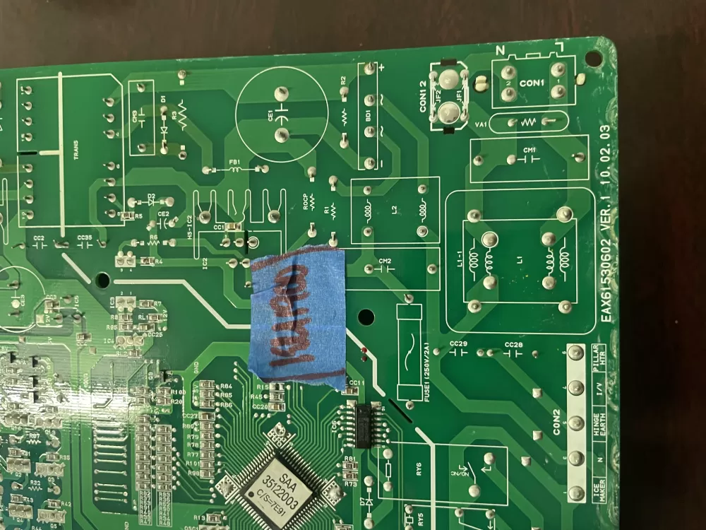 LG Kenmore EBR65002702 EBR65002703 Refrigerator Control Board AZ52200 | KM1900