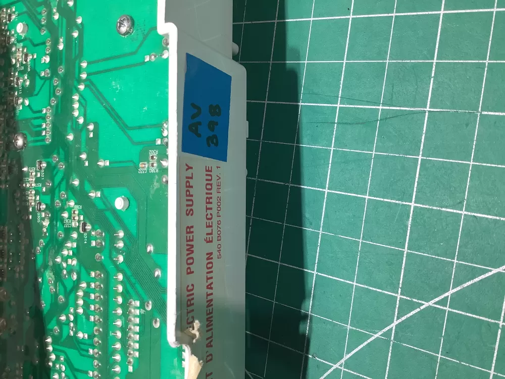 GE 540B076P002 Dryer Control Board UI Assembly AZ186053 | AV398