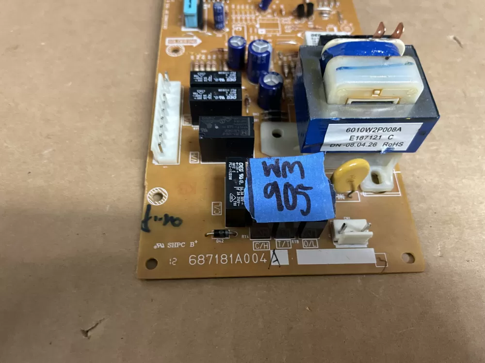 LG 687181A004A P1 6A004 Microwave Control Board AZ101519 | Wm905