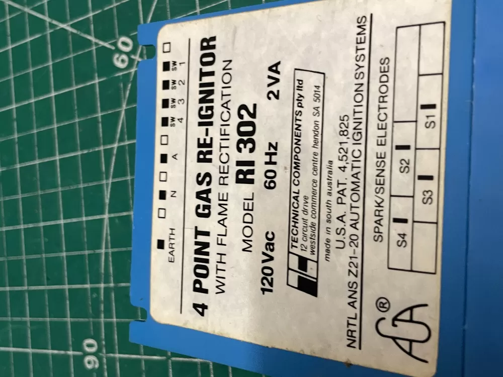 4.521.825 Spark Module RI 302 4 Point Gas Re-Ignitor AZ208888 | Wm1950