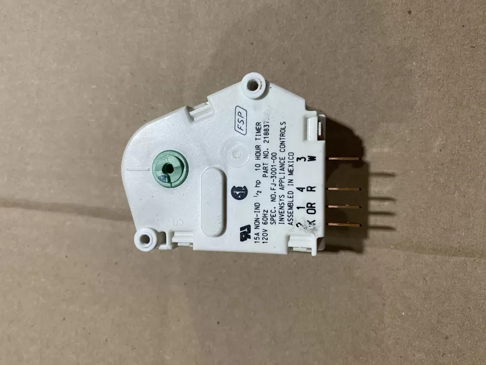 Whirlpool 2187157 2187237 2188379 2188380 2321261 WP2321261 WP2188379 Refrigerator Defrost Timer