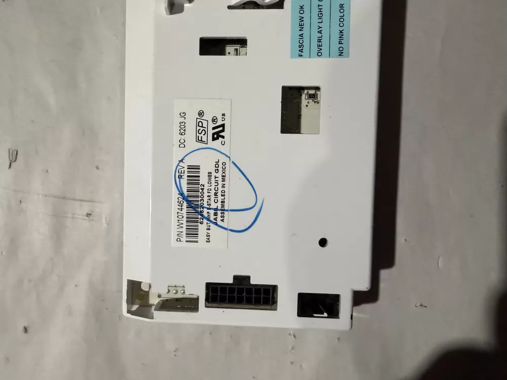 Whirlpool W10811881 Refrigerator Control Board Dispenser AZ211299 | KM546