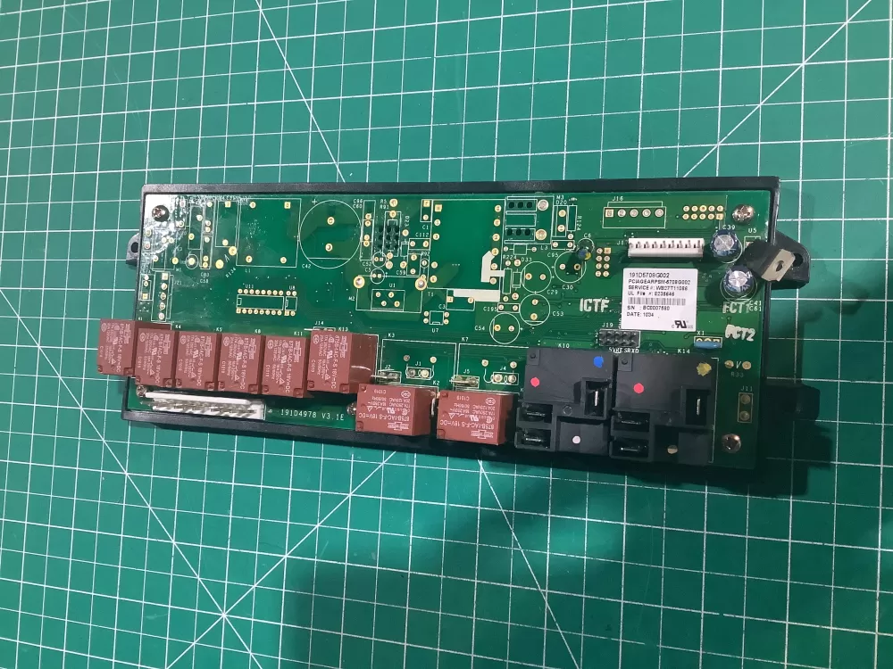 GE WB27T11086 191D5708G002 Range Relay Control Board AZ150613 | NR2494