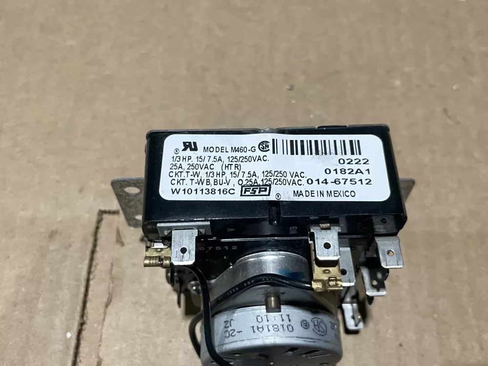 Whirlpool Maytag W10113816 Dryer Combo Timer AZ68271 | Wm978