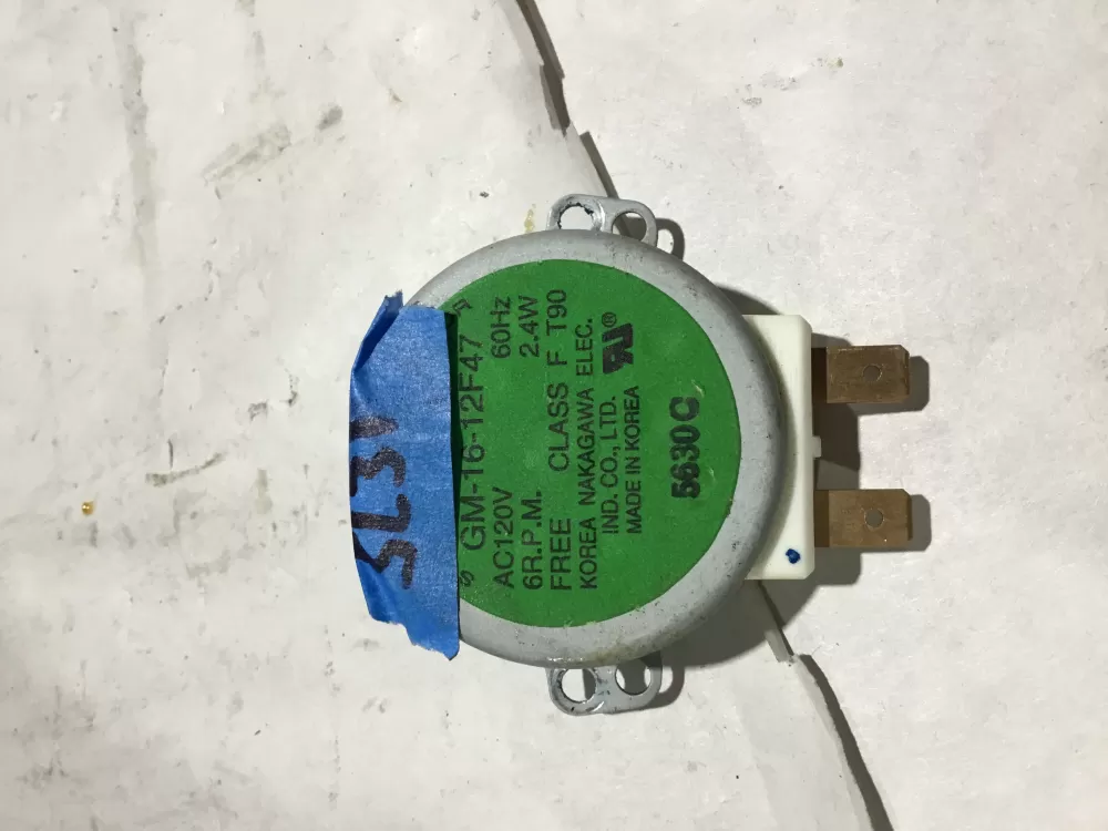 Whirlpool GM-16-12F47 Microwave Turntable Motor AZ98416 | Sl31