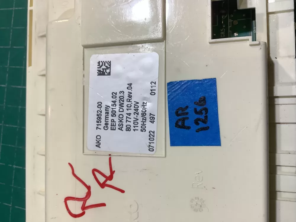 OEM Asko Viking Dishwasher DW20.3 main control board 445820 AZ227735 | AR1256
