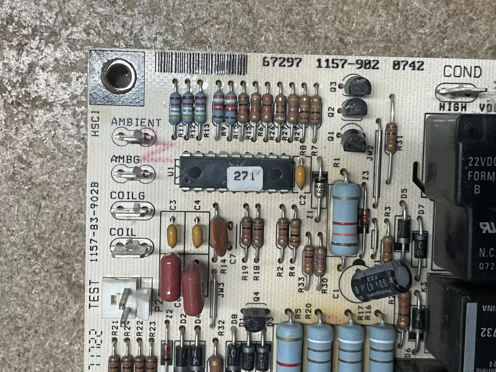 York Coleman 67297 1157 902  Defrost Fits Used Control Board AZ15657 | KM960