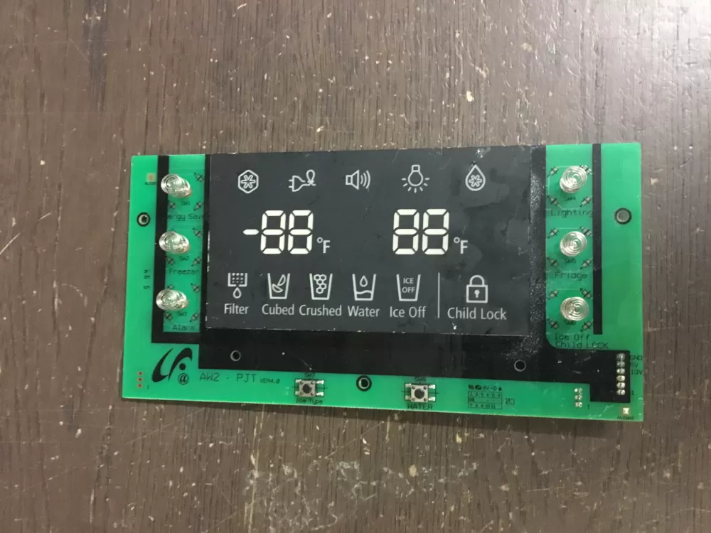 Samsung DA41-00540A Refrigerator Control Board Display