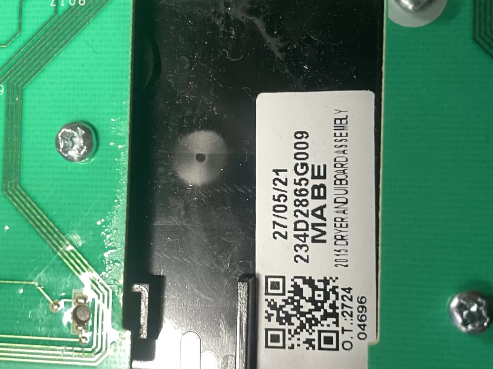 GE 234D2865G009 234D2855G010 Dryer Control Board AZ14841 | V330