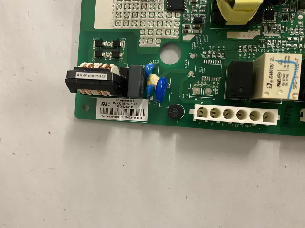 GE 197D8523G101 70213260402GA MB6075LLC Refrigerator Control AZ204569 | BK2138