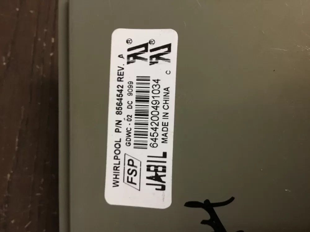 Whirlpool KitchenAid Kenmore WP8564543 Dishwasher Control Board AZ21685 | NR105