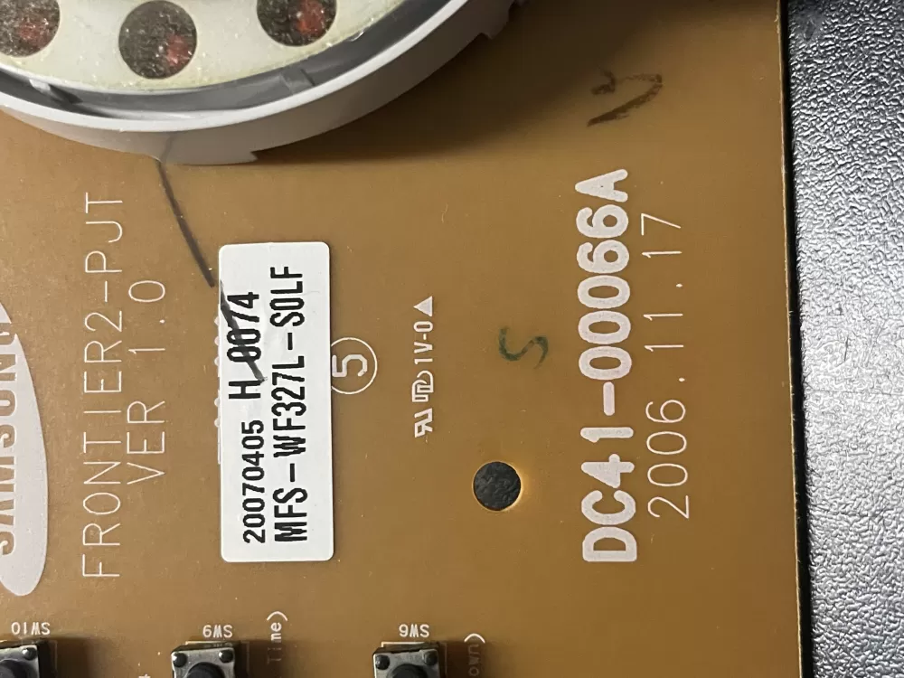 Samsung DC41-00066A Washer Control Board AZ18922 | WM1244