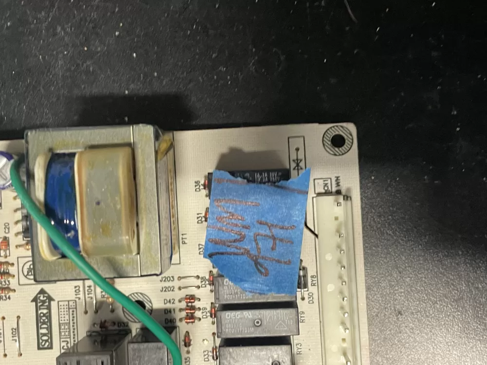 LG 6870W1A497B Microwave Control Board AZ23606 | WM971