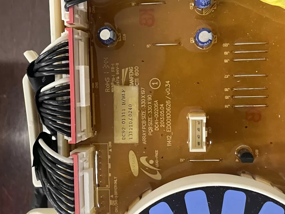 Samsung DC92-01311B Washer Control Board AZ32568 | KMV220