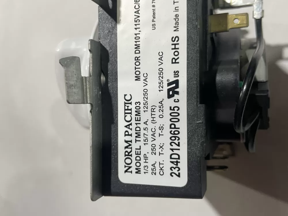 Hotpoint General Electric WE4M364 WE4M533 Dryer Timer AZ185023 | Wm781