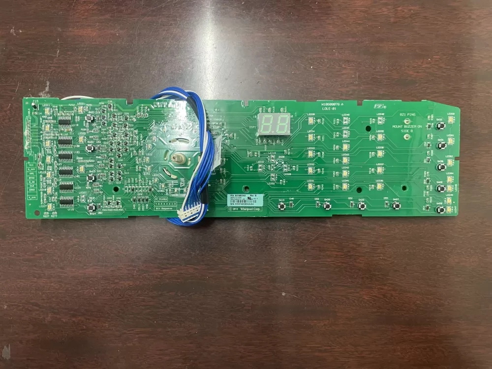 Whirlpool  Kenmore W10583043 WPW10578751 AP6023176  W10578751 PS11756517 Washer Control Board Interface
