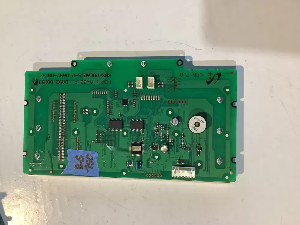 Samsung DA92 00153A Refrigerator Control Board AZ139812 | BG150
