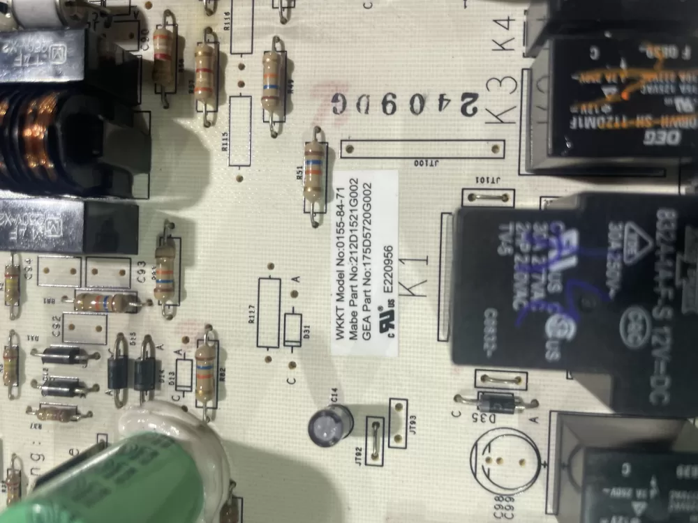 GE 212D1521G002 Dryer Control Board AZ149432 | Wmv614