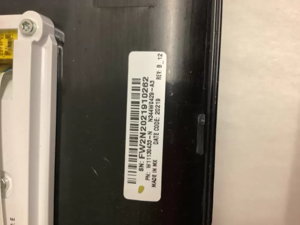 Washer Control Board Touchpad Panel User Interface W11130429 AZ212388 | ZCV940