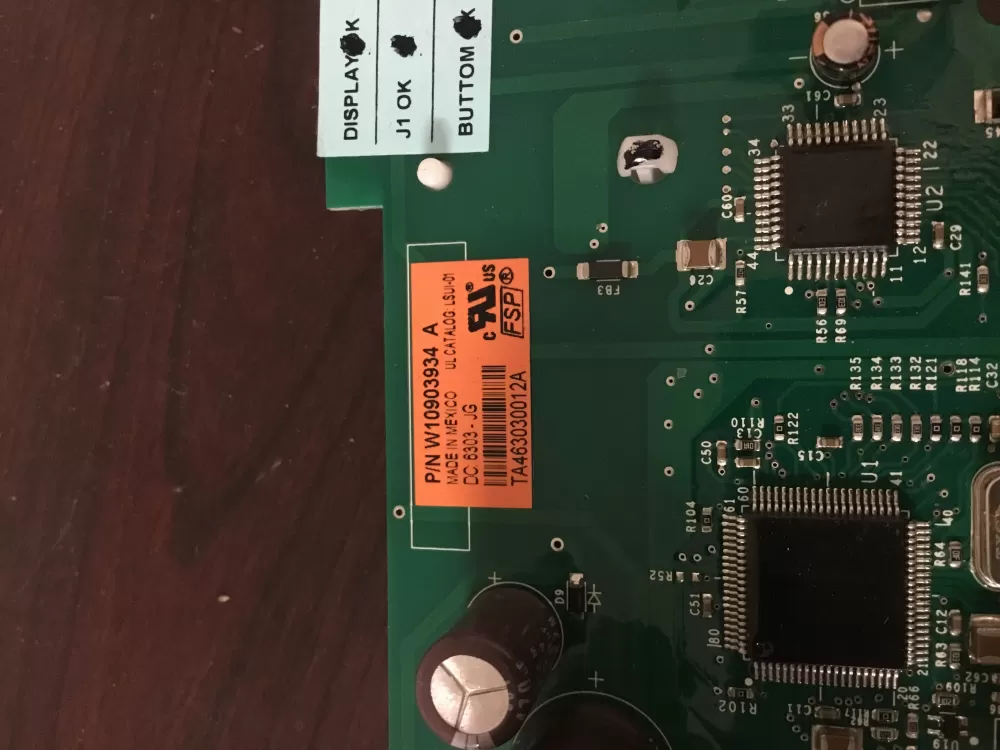 Maytag W11323695 Washer Control Board UI Display AZ208474 | BG721