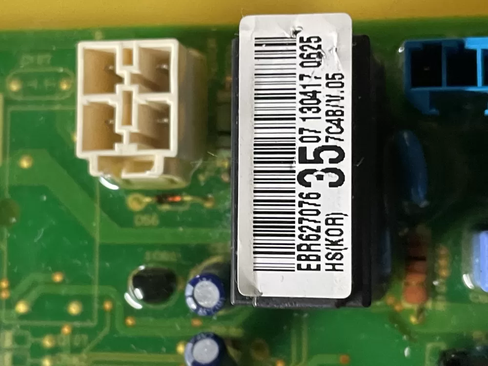 LG EBR62707635 Dryer Control Board AZ6277 | Wmv35