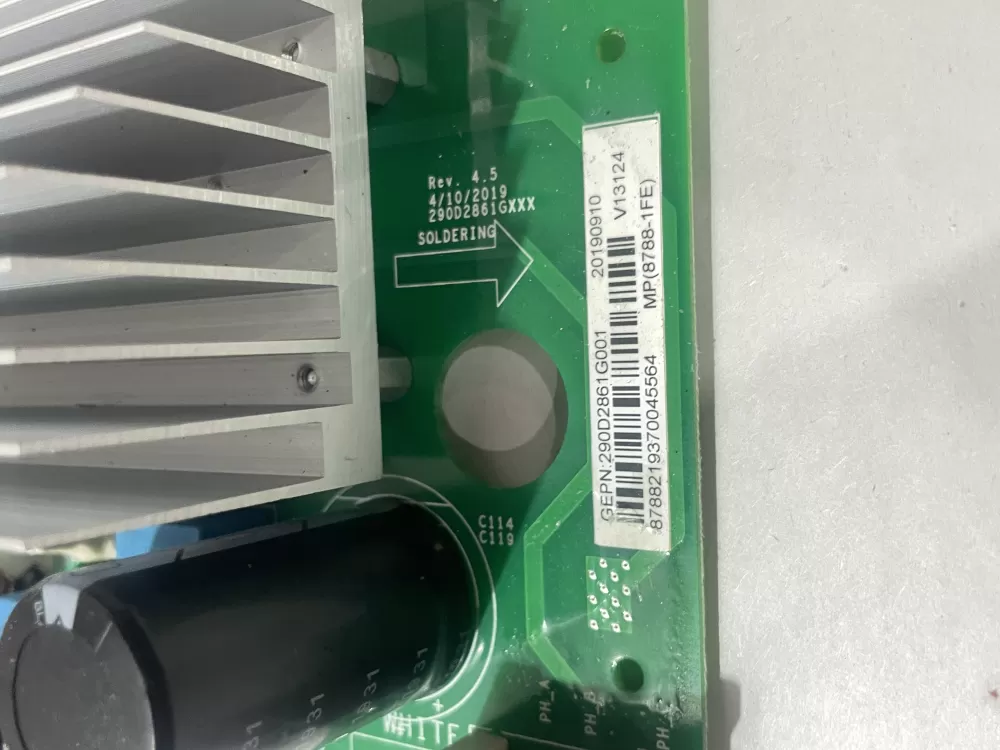 GE 290D2861G001 WH22X29049 Washer Control Board AZ205686 | Wm135