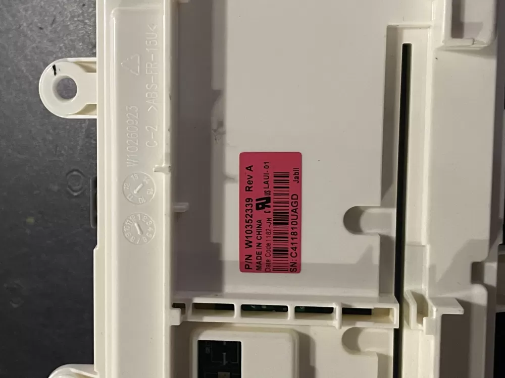 Whirlpool W10352339 Washer Control AZ27177 | KM63