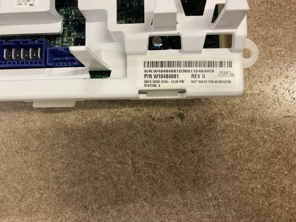Whirlpool Amana Admiral Roper W10484681 Washer Control Board AZ77692 | BK2019