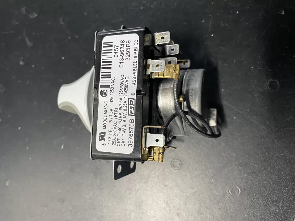 Whirlpool 3976570 PD00003512 3406708 WP3976570 Dryer Timer AZ5531 | BK1568
