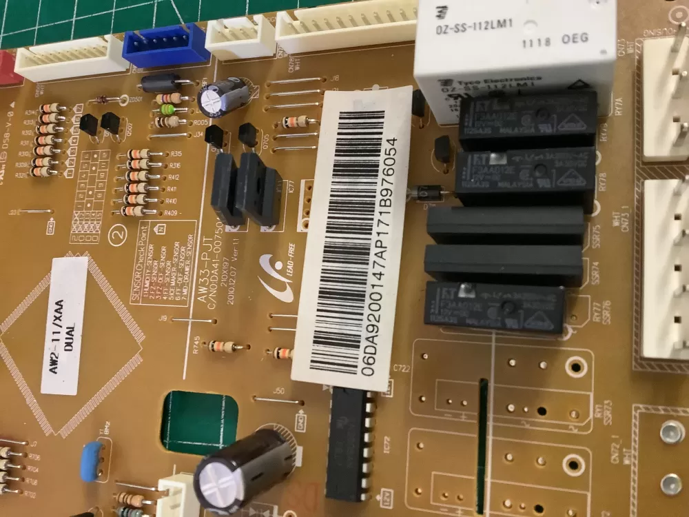 Samsung DA92 00147A DA41 00750A Refrigerator Control Board AZ184782 | NR2671