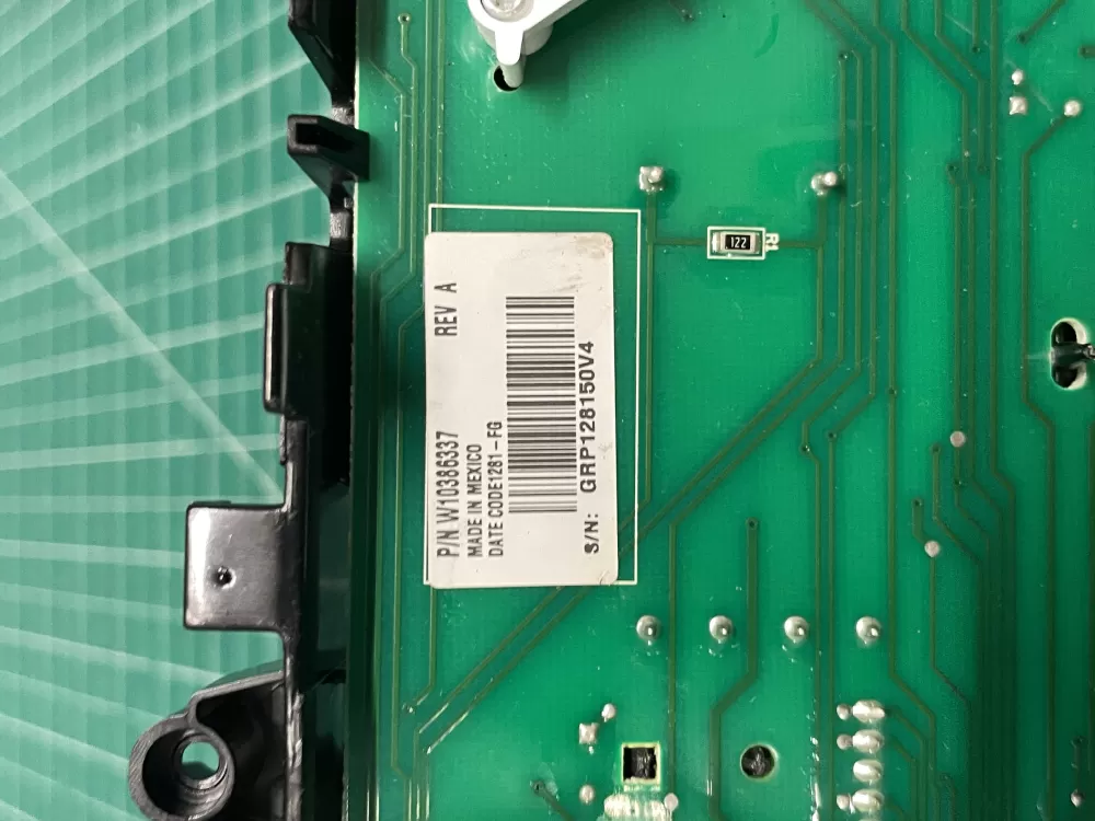 Whirlpool W10386337 Dryer Control Board User Interface AZ204413 | Wmv910